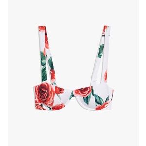 Onia x we wore what sorrento white roses top